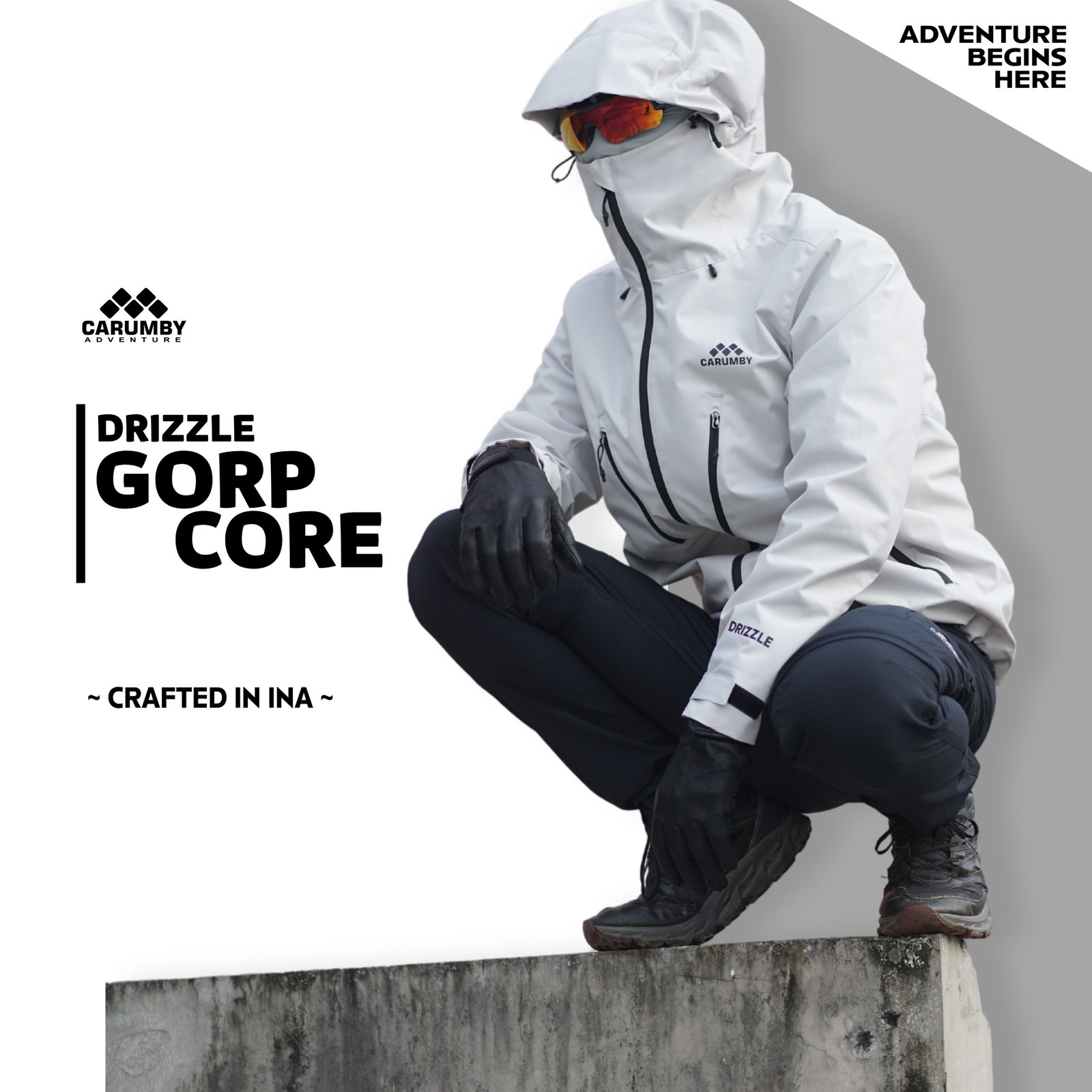 Jaket Carumby Drizzle Grop Core