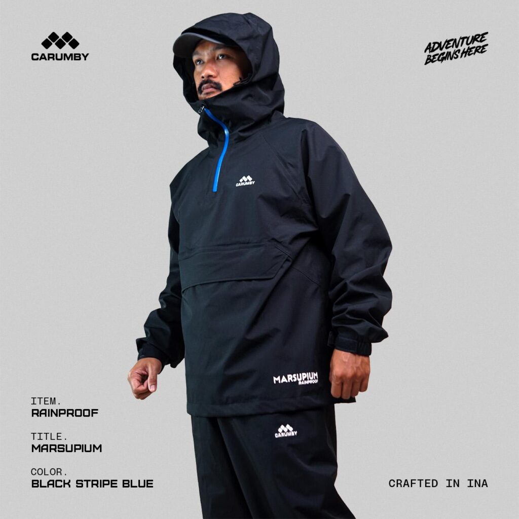 CARUMBY MARSUPIUM RAINPROOF 3LAYER JAS HUJAN UNISEX